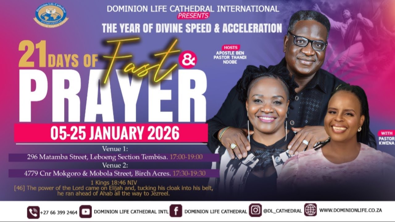DLCI FASTING AND PRAYER 09 JANUARY 2026 ]