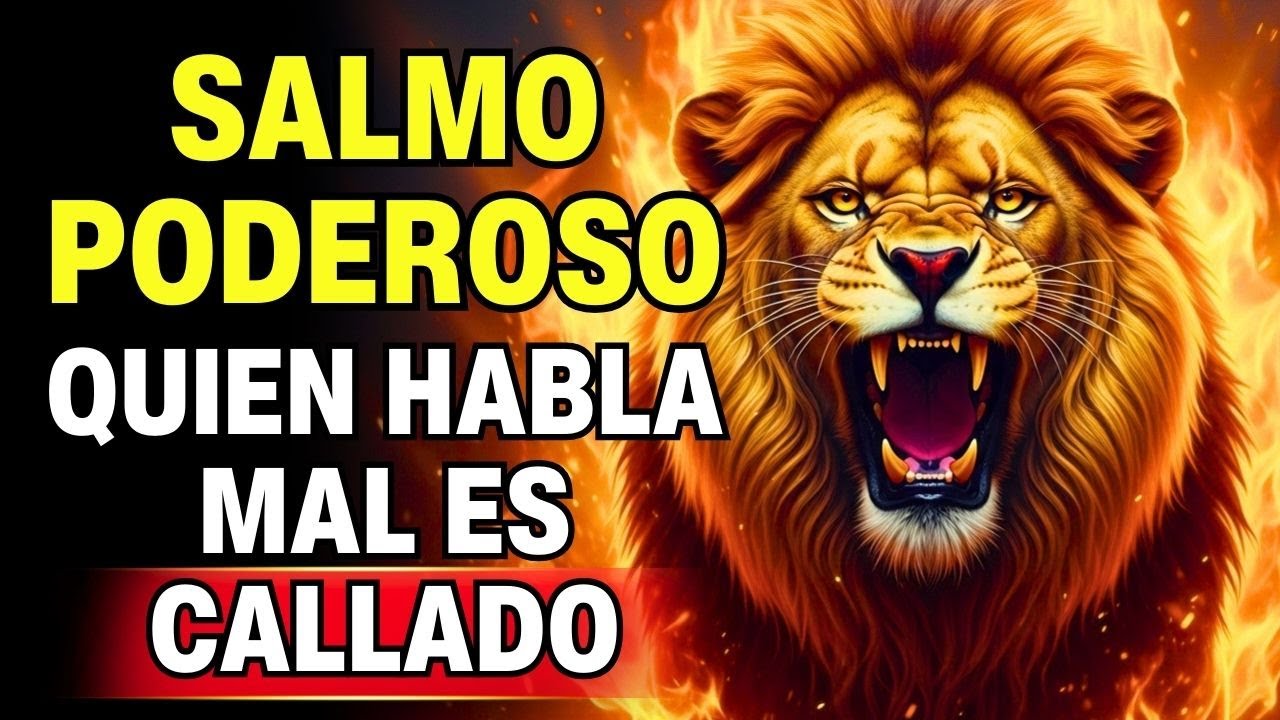 🔥 SALMO 58: Dios ROMPE los Dientes de Quien Habla Mal de Ti, Justicia Divina Hoy