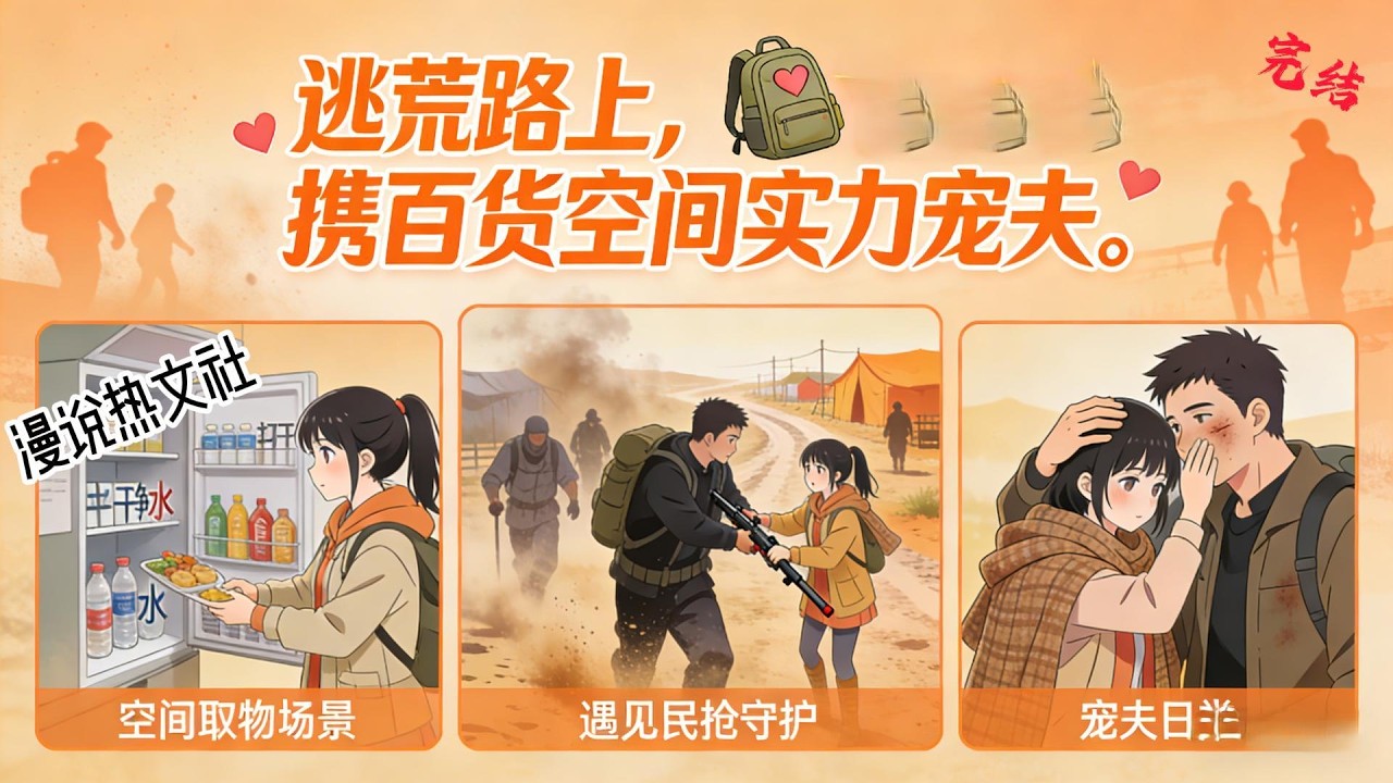 完结《逃荒路上，携百货空间实力宠夫》龙婴穿到一个兵荒马乱的异界，发现自己还凭空多了一个夫君。 没办法，谁叫这个便宜夫君身娇体弱，长得还绝美呢，逃荒路上，只能把他捎带上了。#逃荒#种田#古代言情