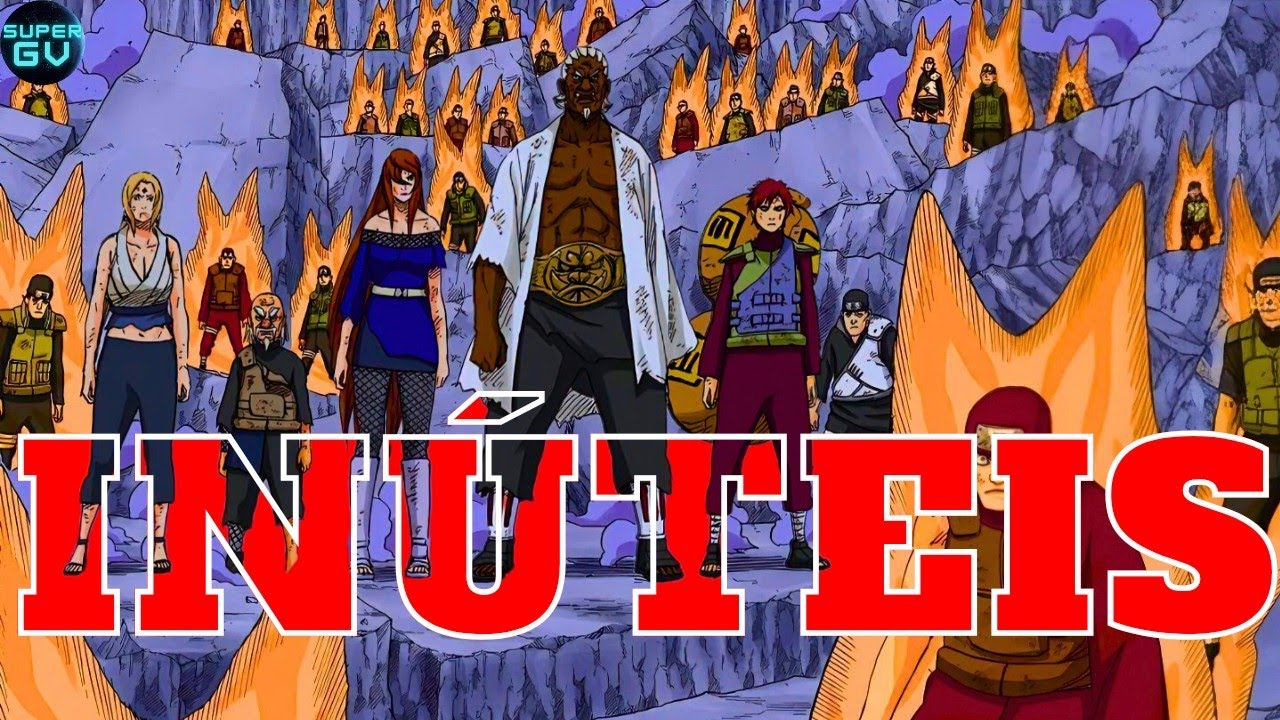 OS 5 KAGES FORAM DESNECESSÁRIO NA QUARTA GUERRA NINJA EM NARUTO SHIPPUDEN