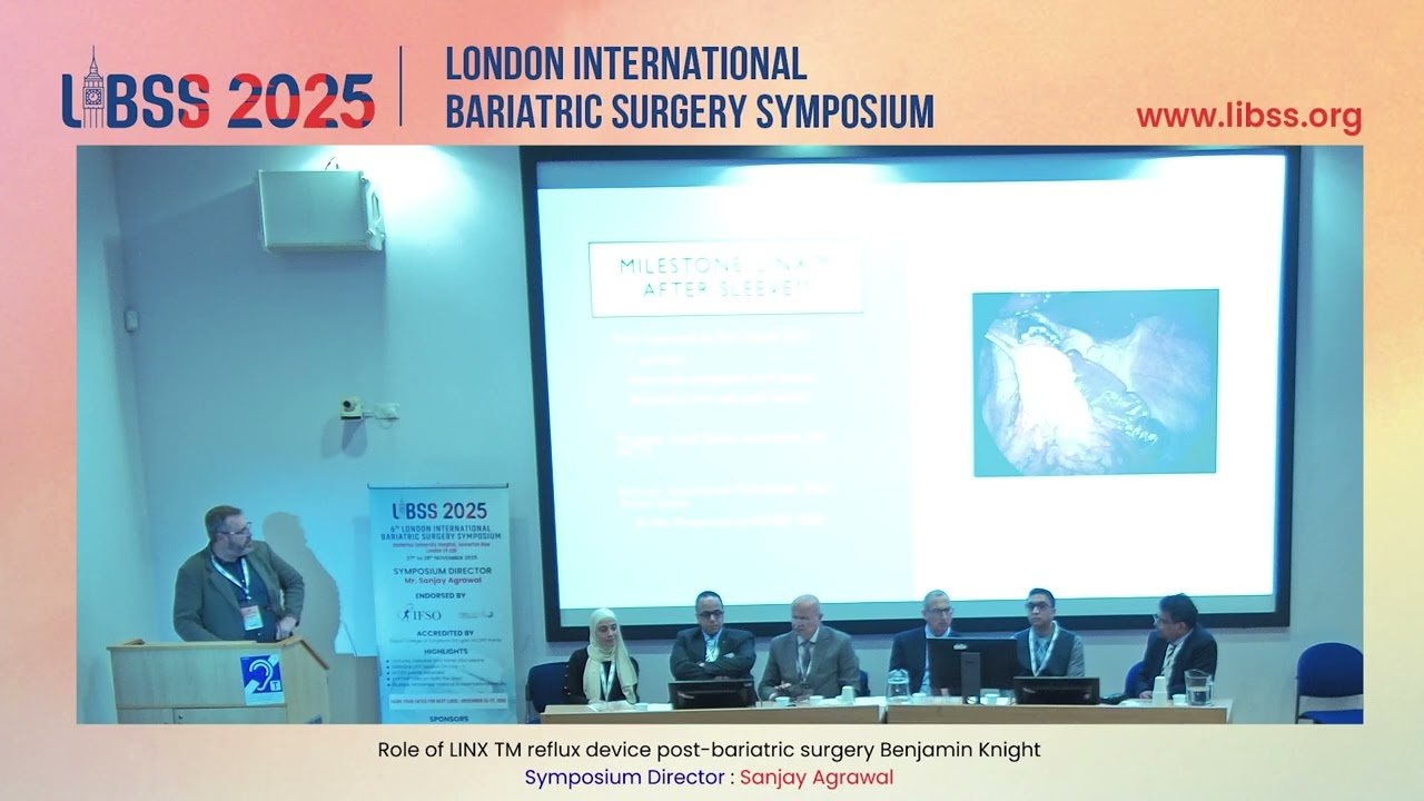 Role of LINX TM reflux device post-bariatric surgery | Benjamin Knight