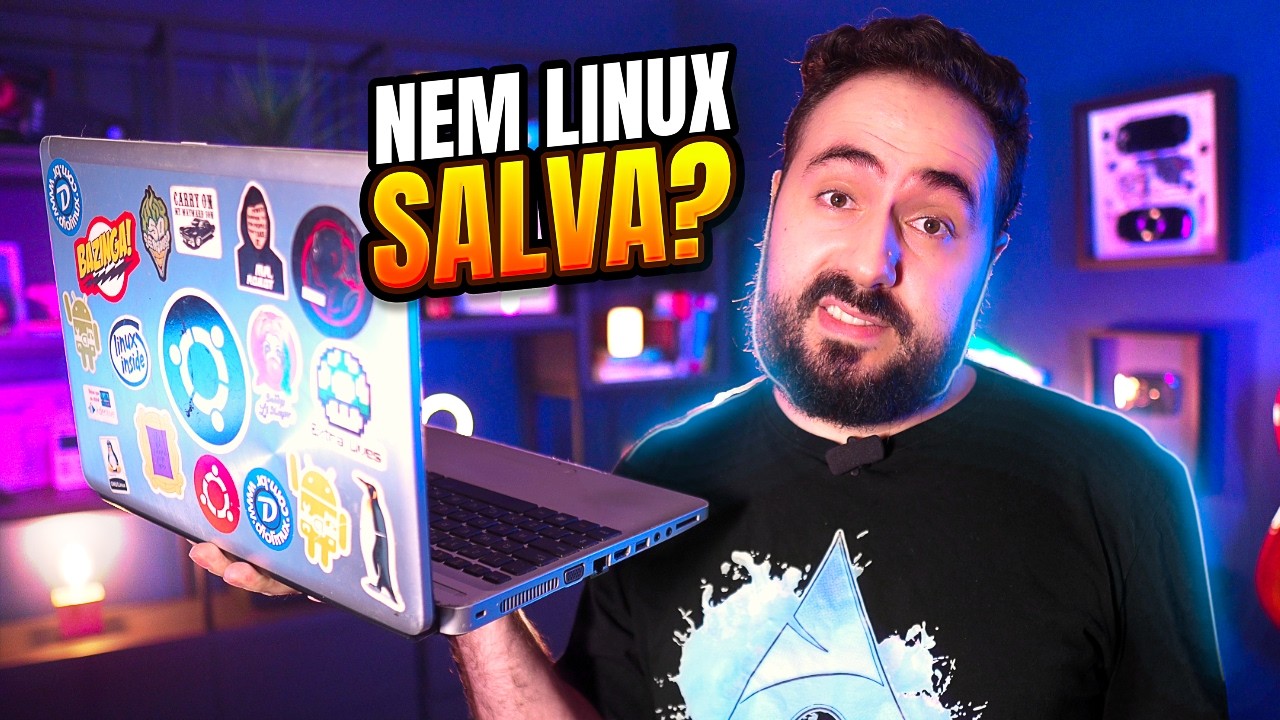 Linux em Notebook antigo pra games - Diolinux Responde
