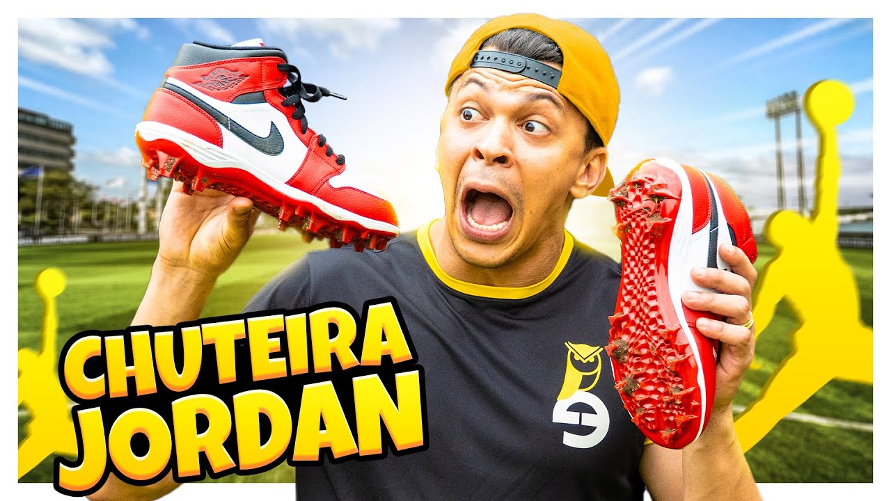 TESTANDO UMA CHUTEIRA JORDAN!! (vale a pena?)