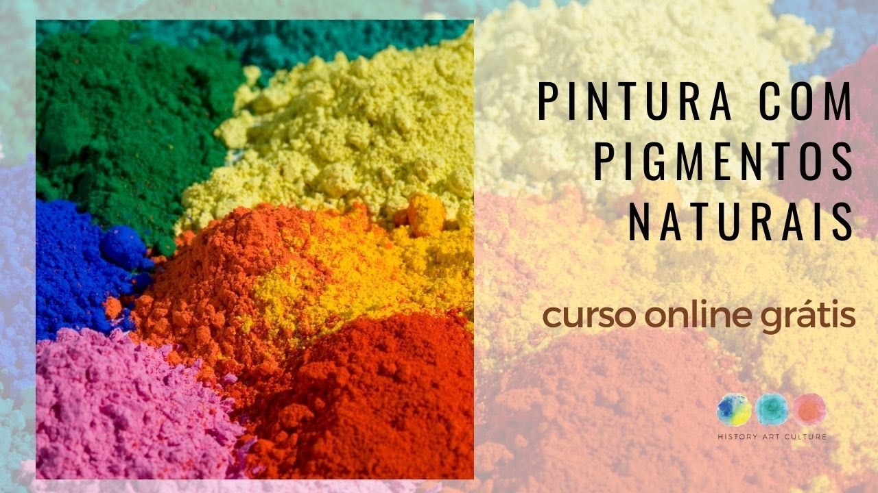 CURSO ONLINE GRÁTIS - Aprende a pintar com pigmentos naturais e, Diverte-te!