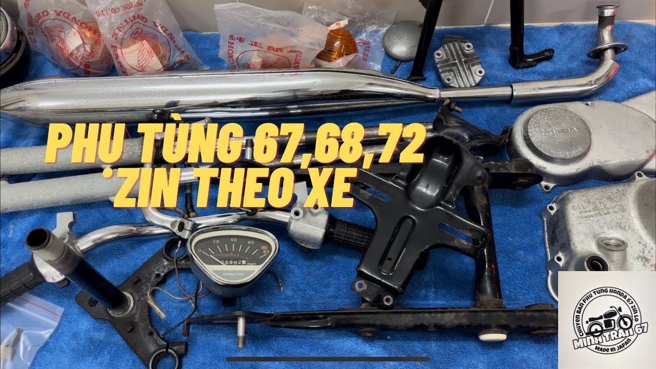 Phụ tùng 67,68,72 zin theo xe về : ☎️ 0379233109 #ss50 #honda67 #xe67