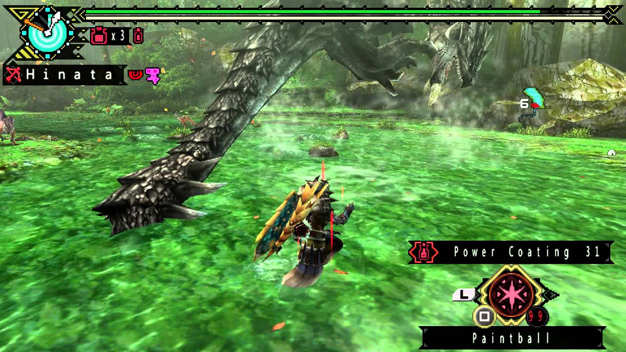 [MHP3rd HD ver][HR6] Bow vs Silver Rathalos