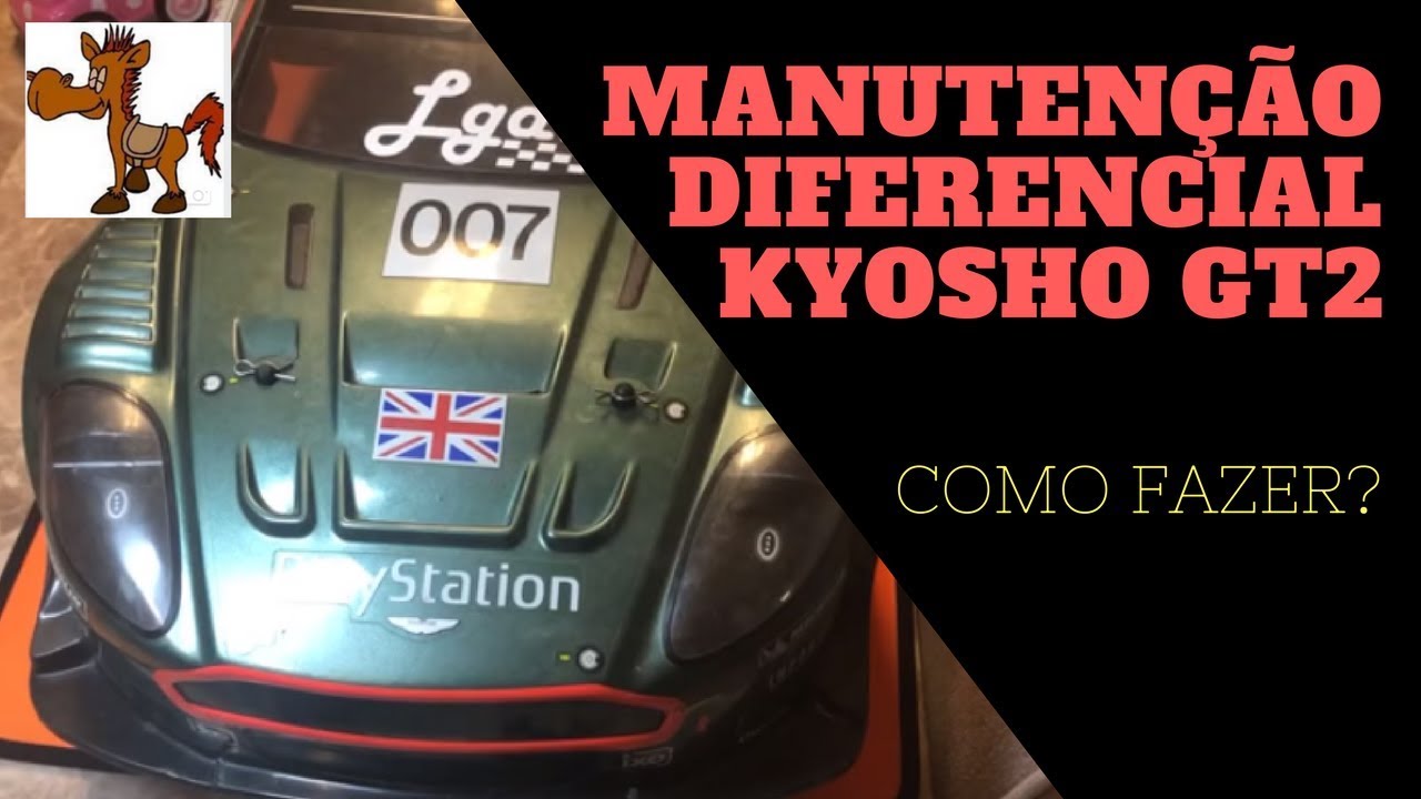 Como trocar diferencial RC Kyosho GT2 (automodelos/carro de controle remoto)?