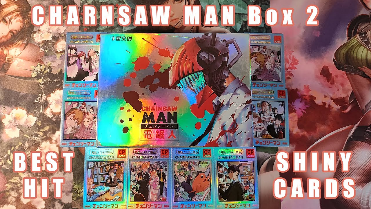 Chainsaw Man Box 2. Shiny Box and Cards. Best Hit Yet.