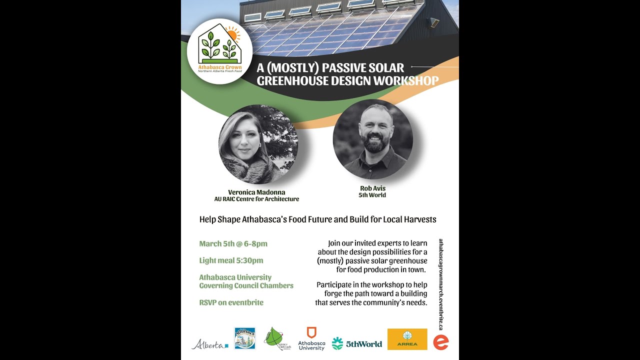 A Mostly Passive Solar Greenhouse Workshop