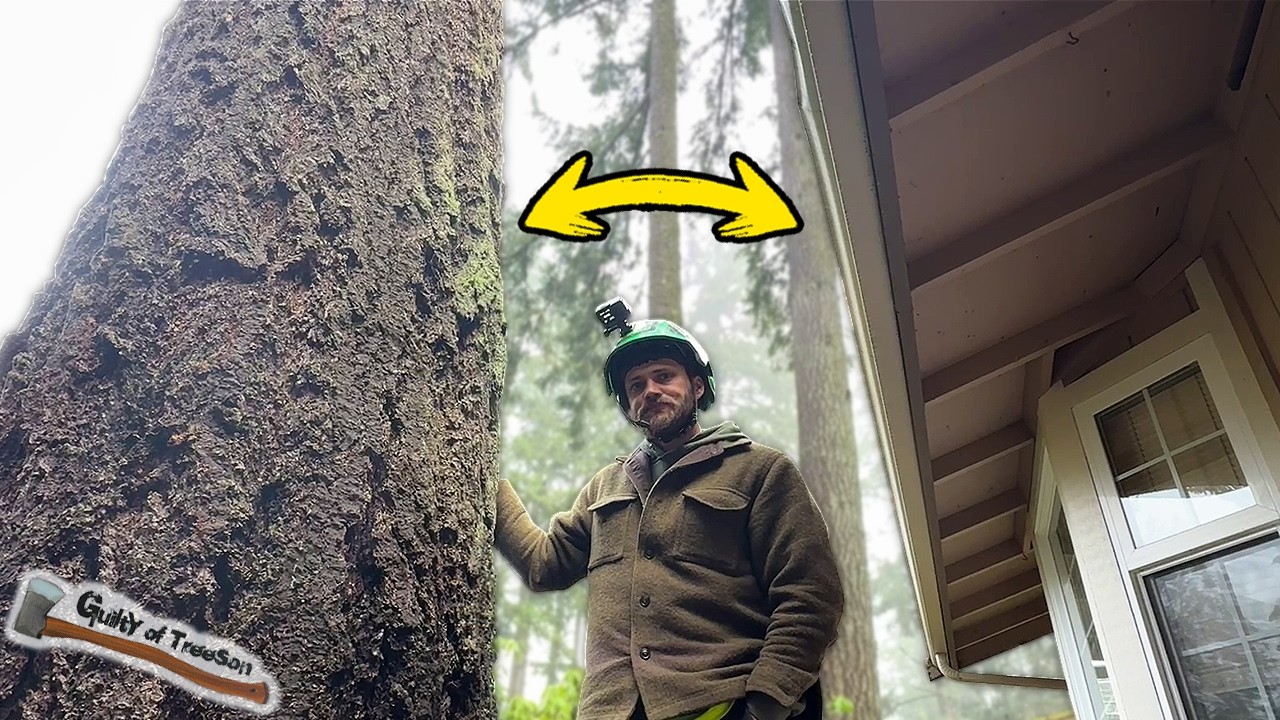 1 FOOT Away from DISASTER!! Needed the crane for this risky job!