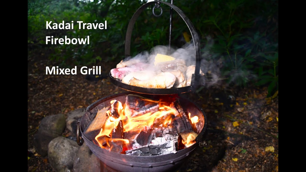 Mixed Grill with the Kadai Travel Firebowl