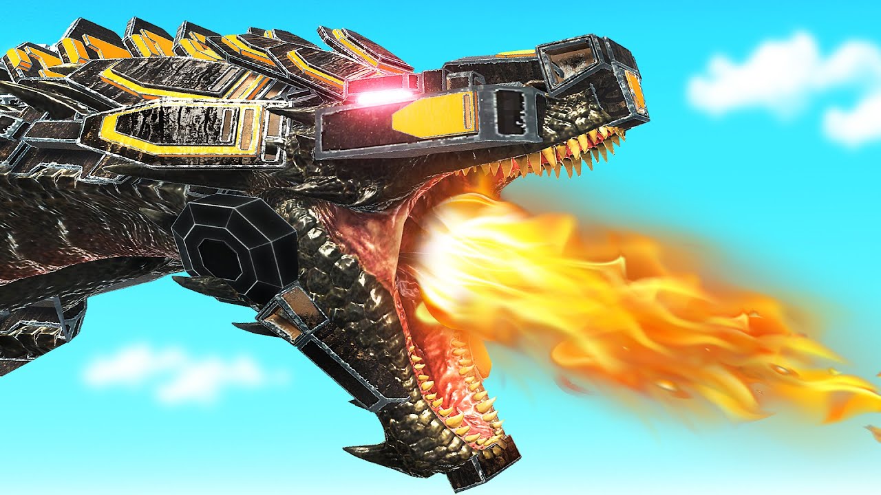 NEW Insane MECH DRAGON is Beyond What We've Seen in Animal Revolt Battle Simulator ARBS