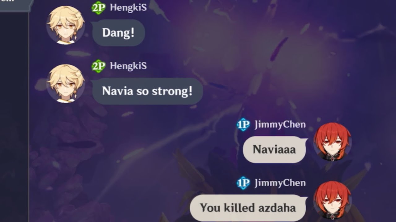 When Super Strong Navia is fighting against 70% Geo resistance