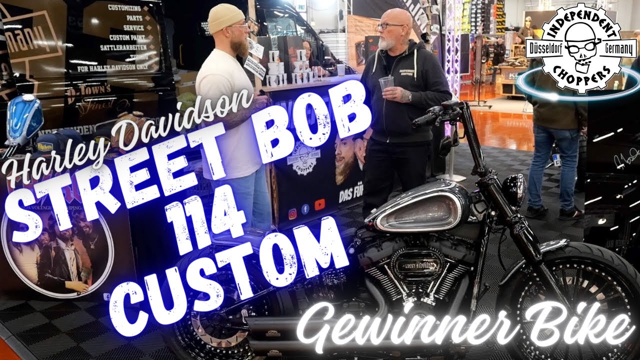 Independent Choppers - Street Bob - Gewinner Bike -  Harley Davidson