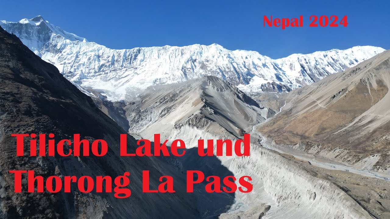 Unser Weg zum Tilicho Lake und &uuml;ber den Thorong La. Unterwegs auf dem Annapurna Circuit in Nepal.