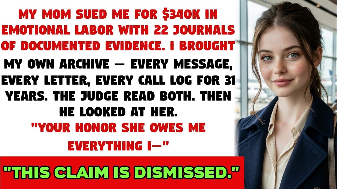 My Mom Sued Me for $340K in 'Emotional Labor' — The Judge Looked at Her and Said Four Words...