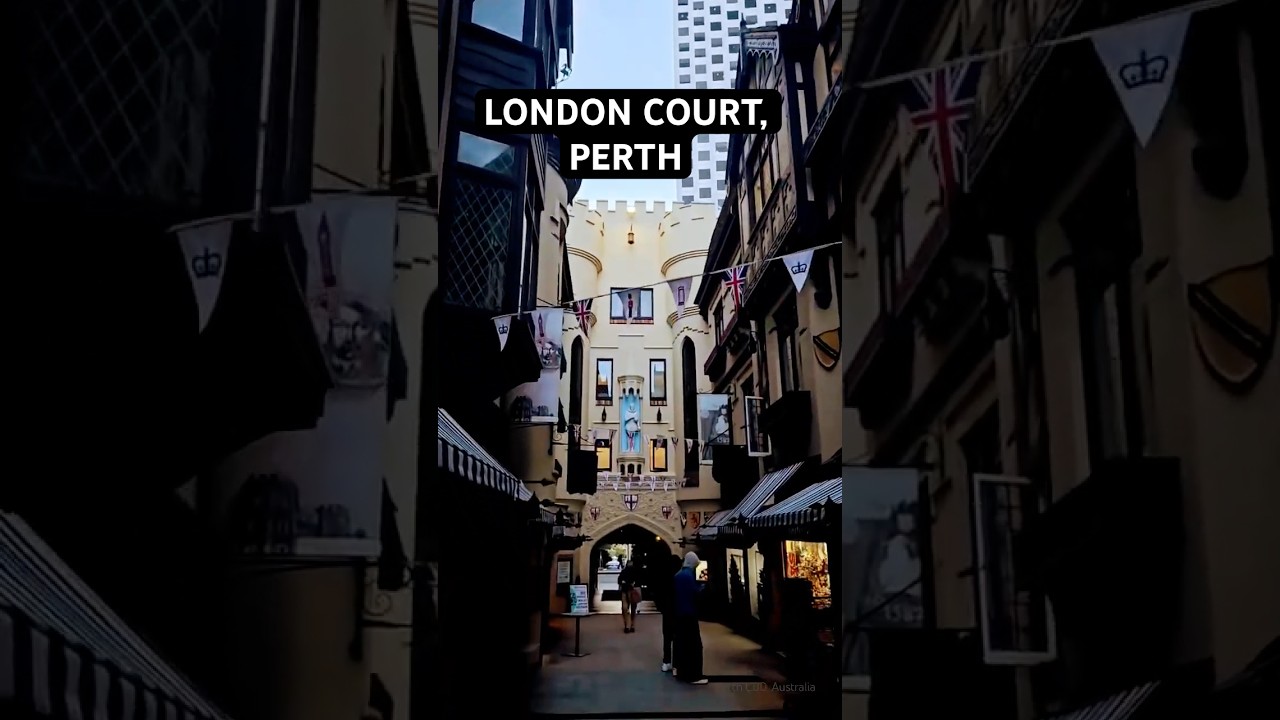 Explore Perth&rsquo;s London Court ⛪️🌇 Historic Charm Meets City Charm in the CBD! #AustraliaTravel