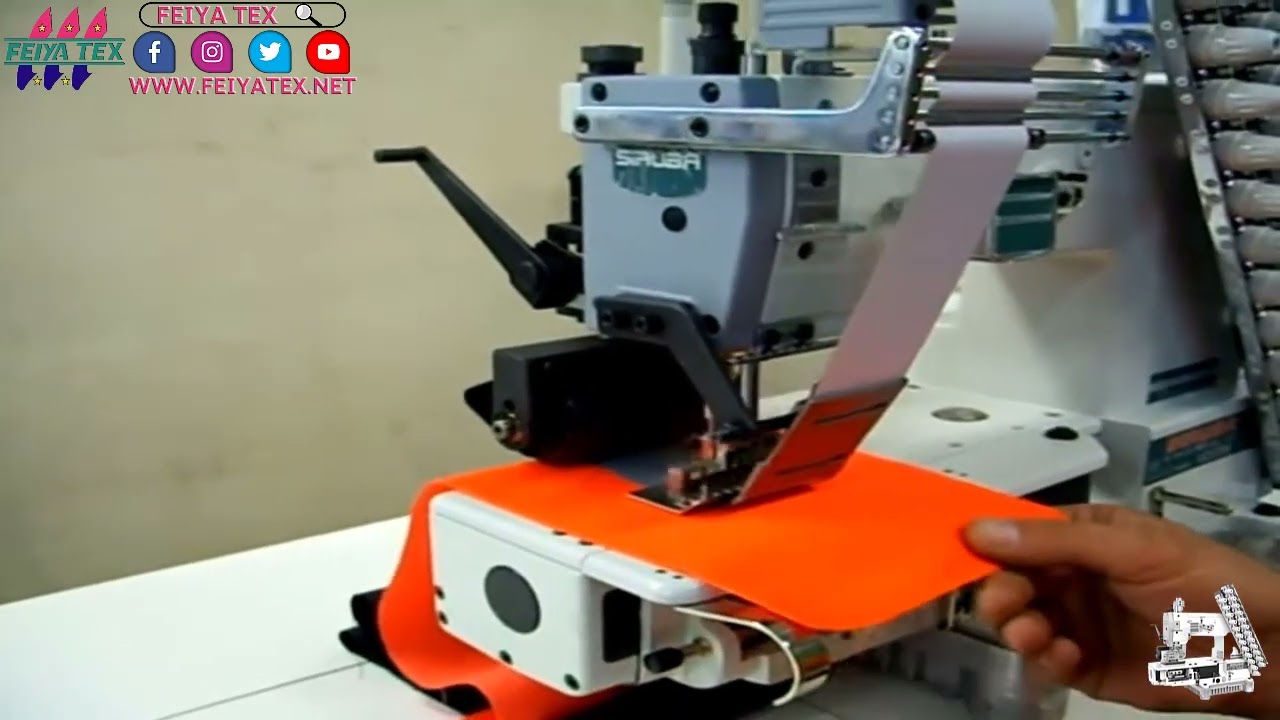 ماكينة ايلاستيكوز Machine élastiqueuse FEIYA TEX