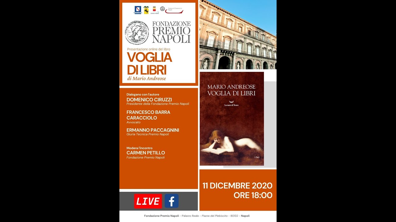 Presentazione del libro Voglia di libri di Mario Andreose