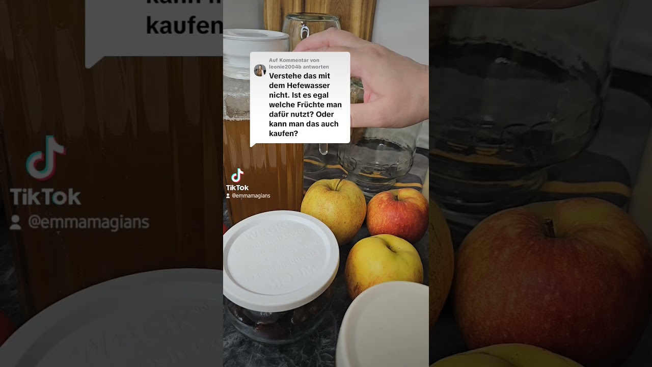 Wie geht das mit dem Hefewasser?