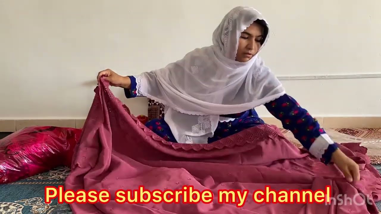Inside the Secretive World of Hazara Dress Cutting Techniques بریش لباس دودامنه