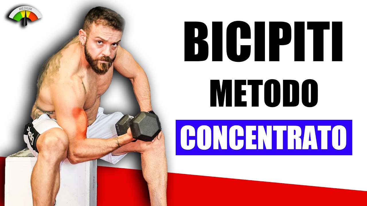 BRACCIA ENORMI CON IL METODO CONCENTRATO - scheda completa
