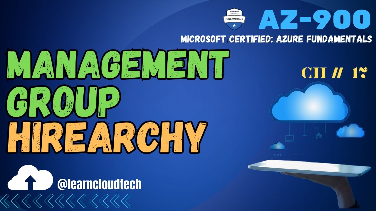 Azure Management Groups:  | Hierarchy | CH-17 | #AZ-900