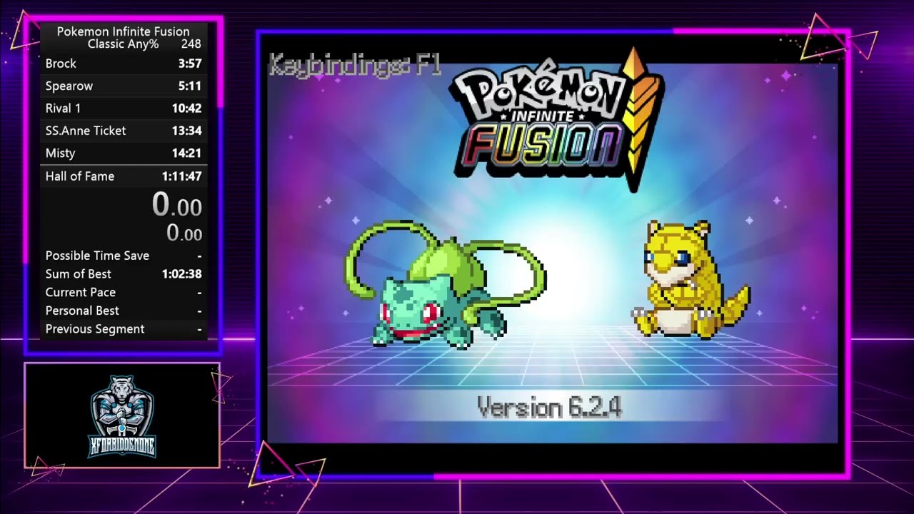 Pokemon Infinite Fusion Speedrun in 1:08:42