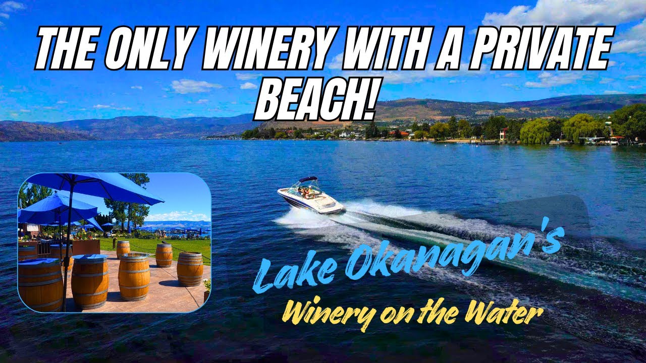 Exploring A Beachfront Winery By Boat! | E50 #kelowna #okanagan #happytrails #winery