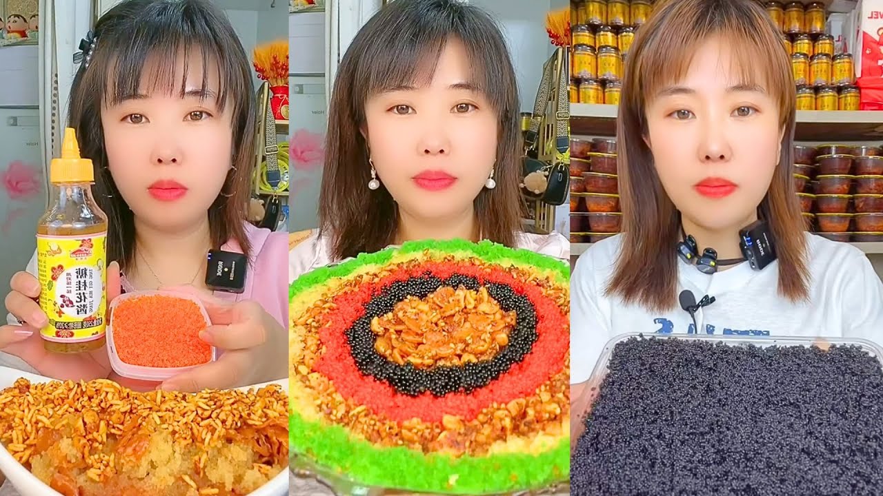 Traditional Chinese Snacks Mukbang | Sesame Balls, Sauces & Local Treats ASMR #351