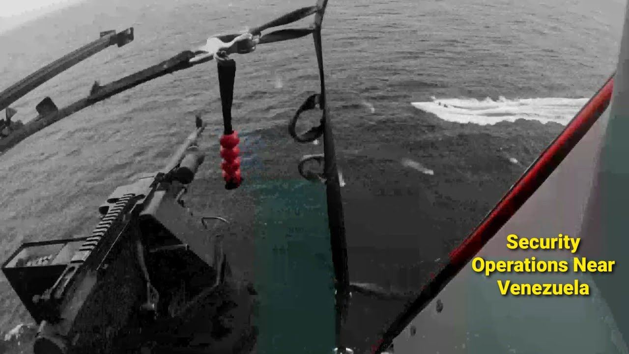 U.S. Coast Guard Air Interdiction Stops Smuggling Near Venezuela