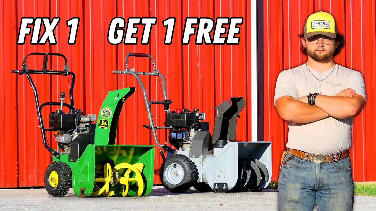 Can an AMATEUR REVIVE two ABANDONED SNOWBLOWERS?