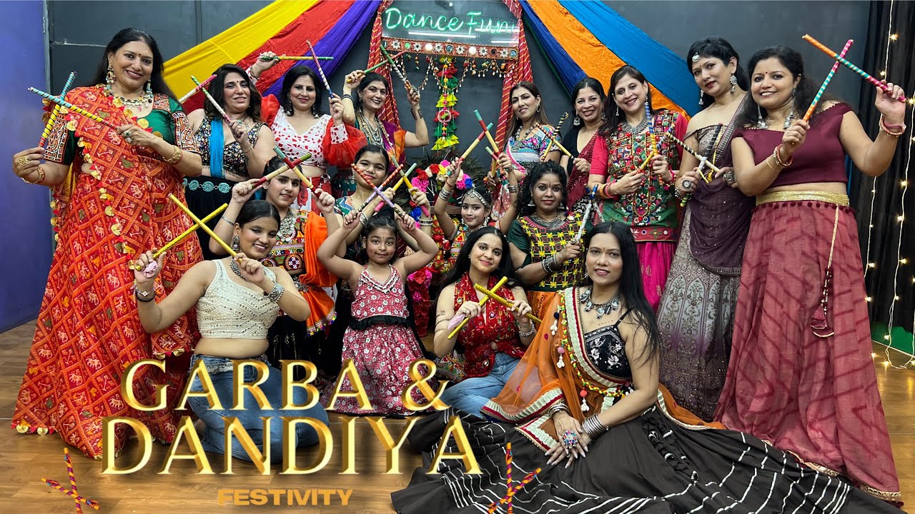 DANDIYA SHOWCASE | Garba Dandiya Festivity | Dance Fun #Dandiya #Raas #trending #ytvideo 