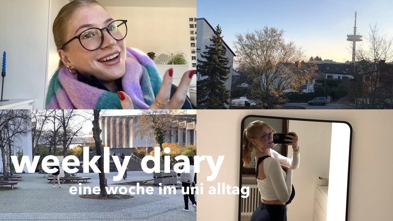 weekly diary || eine Woche im Uni Alltag