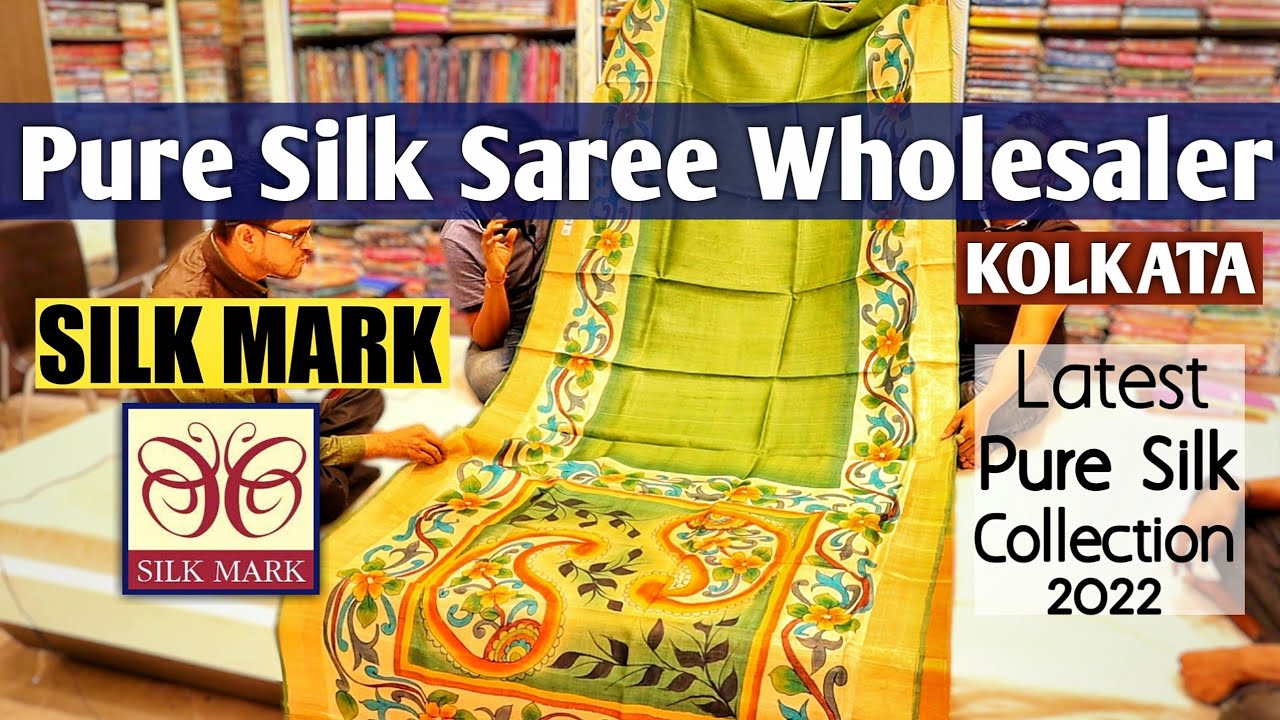 PURE SILK SAREE WHOLESALE With SILK MARK 🔥| PURE Silk vs. COPY Silk | Adi Indian Silk House Kolkata