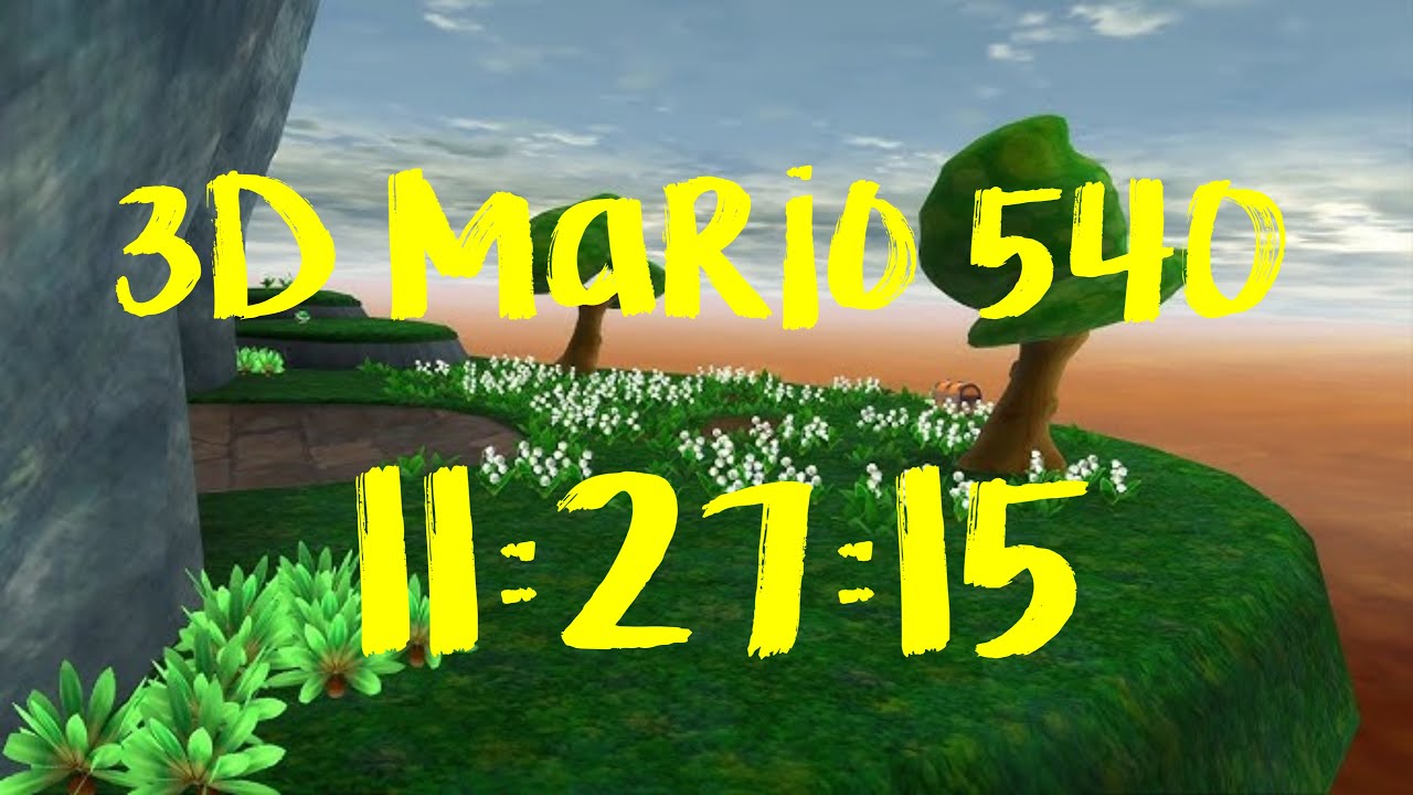 MY BEST MULTIMARIO RUN TO DATE | 3D Mario 540 in 11:27:15