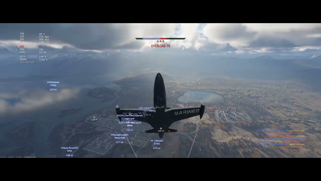 M60A1 (AOS), F9F-2, and M3 Bradley on War Thunder Ground Realistic Battles