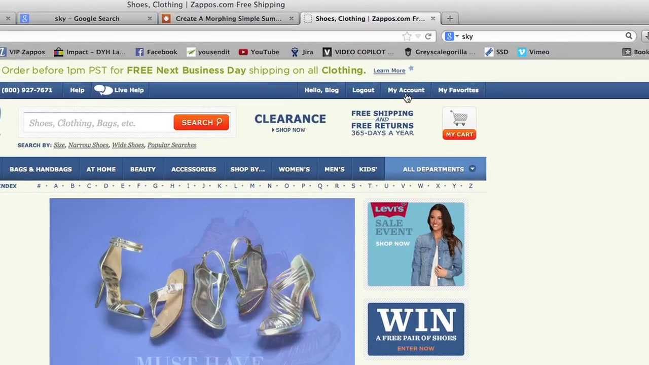 How To Complete A Return at Zappos.com