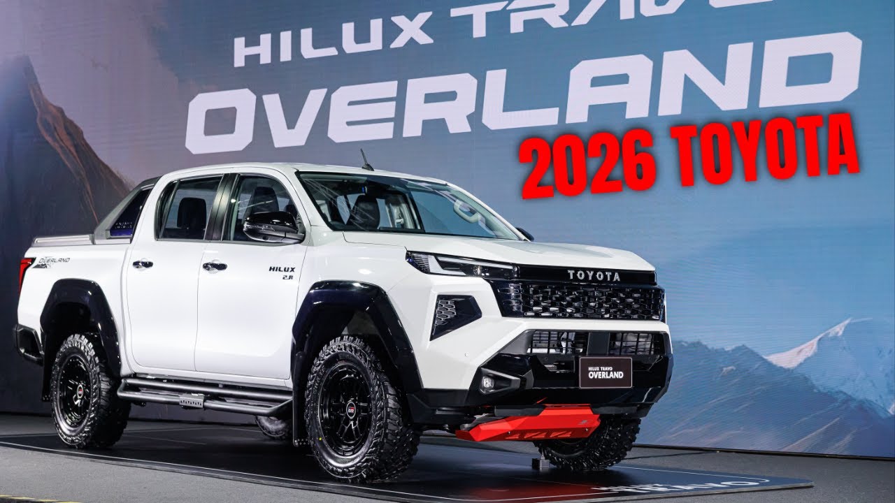 Toyota Hilux Travo Overland Plus 2026 года: новый флагманский пикап из Таиланда: подробности