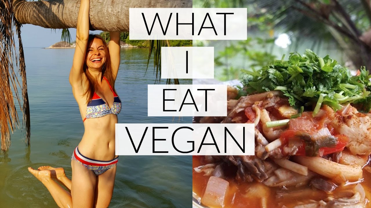 WHAT I EAT IN A DAY VEGAN + THAI RECIPE | Easy + Healthy