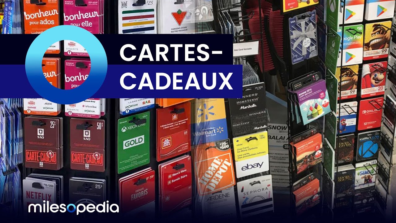 Économiser grâce aux Cartes Cadeaux