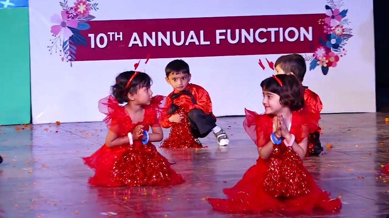 Vidyangan Academy 10th Annual Function | Nursery Class Students' Adorable Welcome Performance