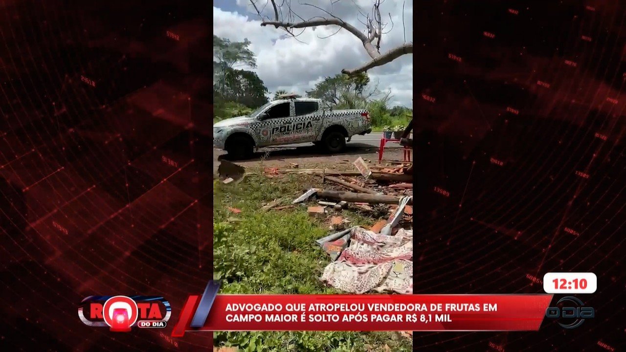 Advogado que atropelou vendedora de frutas em CampO maior é solto após pagar multa 25 02 2026