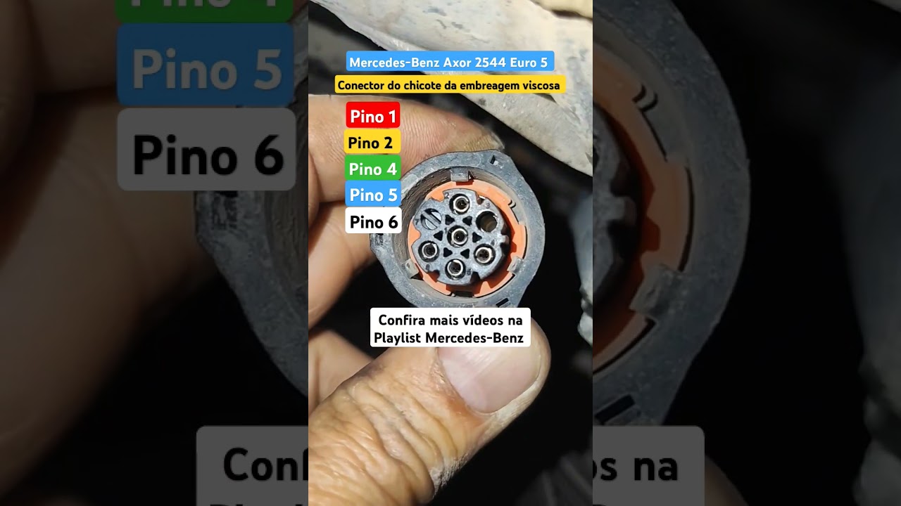Conector da embreagem viscosa - Mercedes-Benz Axor 2544 Euro 5