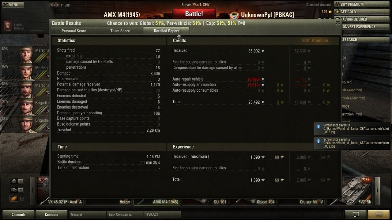 World of Tanks - AMX M4(1945) - UnknownPpl
