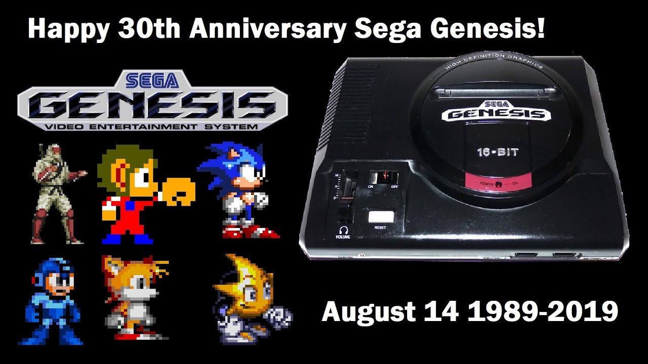 Happy 30th Anniversary Sega Genesis!!
