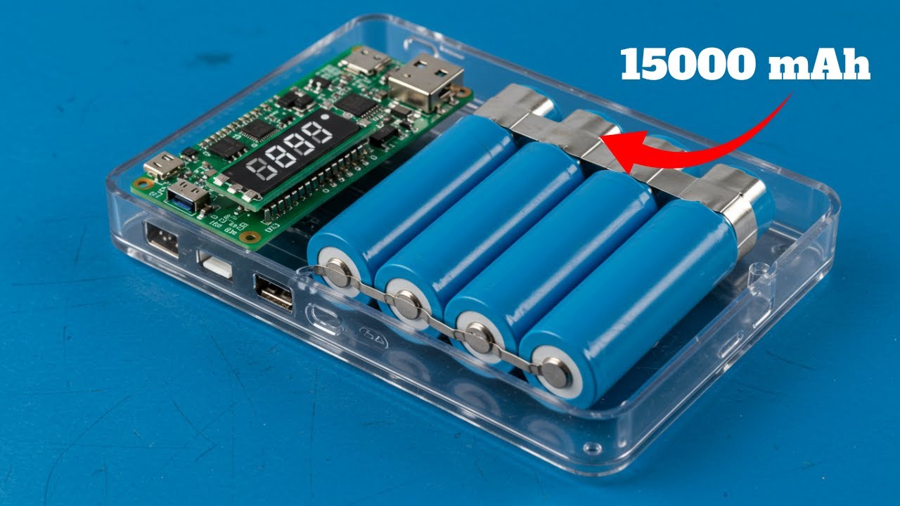 How I Made a 15,000 mAh Transparent Power Bank