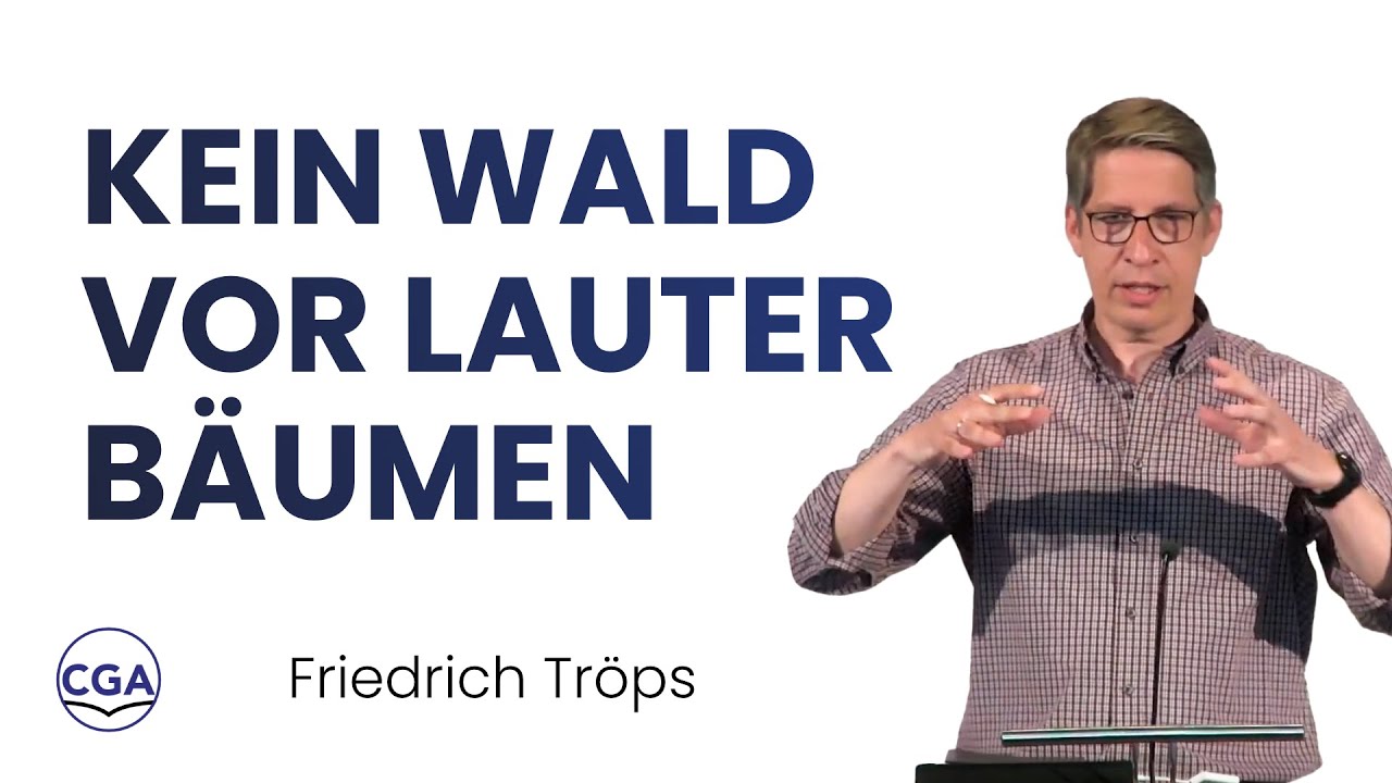 Ich seh den Wald vor lauter Bäumen nicht