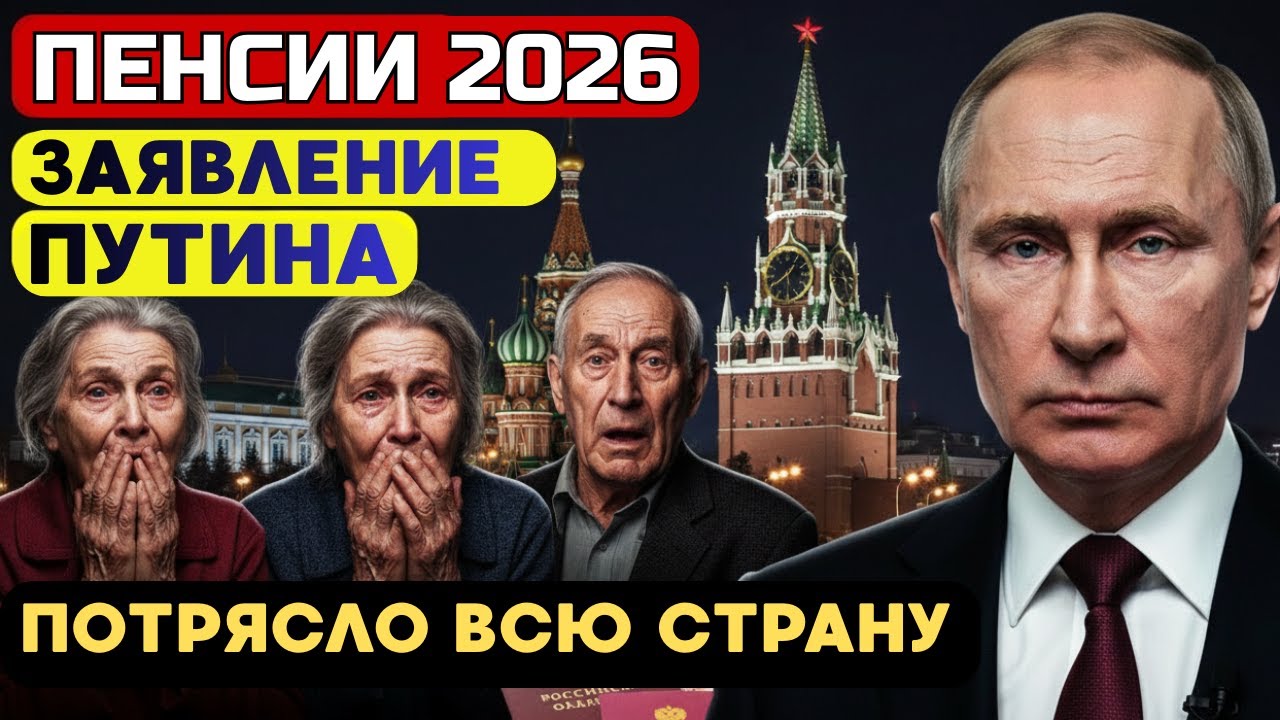 🚨 С 2026 года пенсии пересчитают по-новому &mdash; заявление Путина вызвало интернет