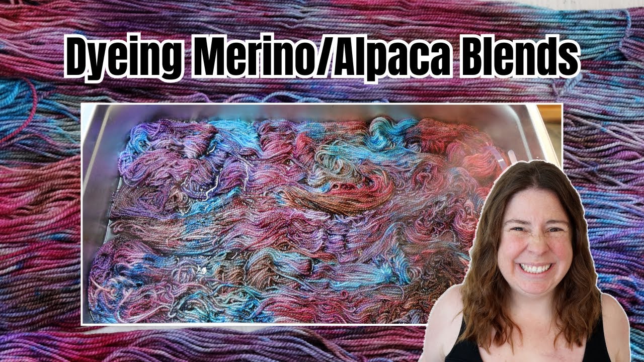 Dyeing Random Color Placement for a Non-Pooling Colorway on Merino/Alpaca Yarn (Dyepot Weekly 581)